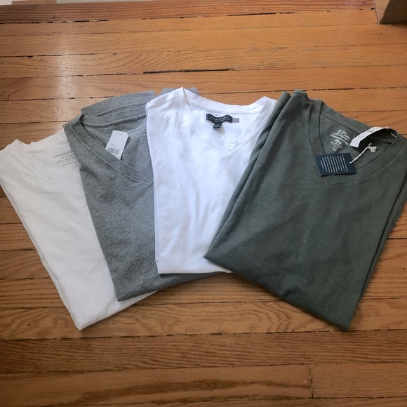 J Crew and Banana Republic Mens T Shirts Sz L